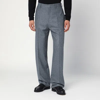 TAGLIATORE GREY WOOL TROUSERS