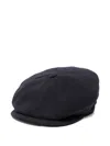 Tagliatore Eight-panel Wool Beret In Black