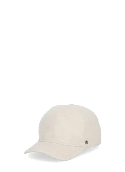 Tagliatore Hats Ivory In White