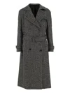 Tagliatore Wool Blend Double-breasted Coat In Gray