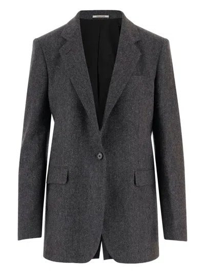 TAGLIATORE HERRINGBONE BLAZER