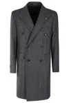 Tagliatore Cappotto D Petto Rever A Lancia Lana Spinata