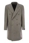 Tagliatore Men's Herringbone Coat