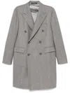 TAGLIATORE HERRINGBONE-PATTERN COAT