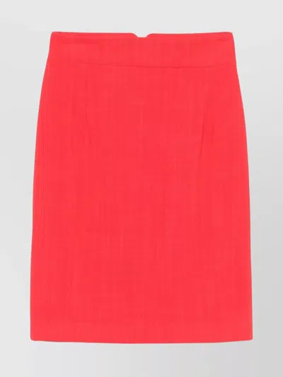 TAGLIATORE HIGH WAIST KNEE LENGTH SKIRT