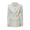 Tagliatore Hilda Jacket In Cream Linen Twill