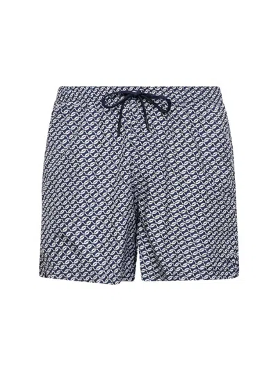 Tagliatore Honolulu Swim Shorts In Navy