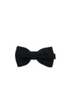 Tagliatore 'vela' Blue Pre-tied Bow Tie With Hook Fastening In Black