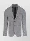 Tagliatore Houndstooth Blazer Long Sleeves