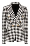 TAGLIATORE TAGLIATORE HOUNDSTOOTH DOUBLE BREAST BLAZER