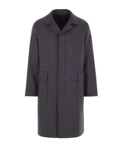 TAGLIATORE HOUNDSTOOTH-PATTERN COAT
