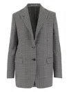 Tagliatore Tailored Jacket With Back Vent And Notch Lapel In Gray