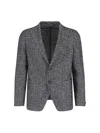 Tagliatore Tailored Suit Jacket Notch Lapel In Gray