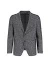 Tagliatore Tailored Suit Jacket Notch Lapel In Gray