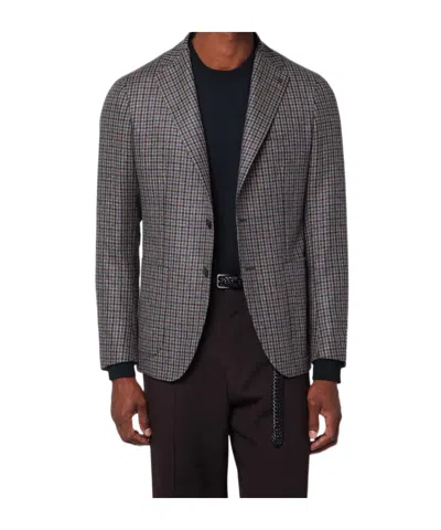 Tagliatore Houndstooth Single-breasted Blazer In Multi