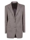 Tagliatore Houndstooth Pattern Tailored Blazer In Multi