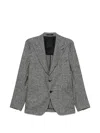 Tagliatore Houndstooth-pattern Peaked-lapel Blazer In Multi