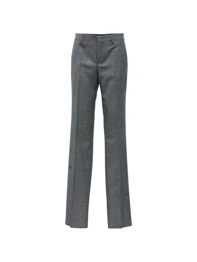 Tagliatore Houndstooth-pattern Tailored Trousers In Gray