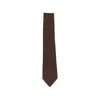 Tagliatore Houndstooth-pattern Tie In Brown