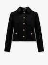 Tagliatore Idelle Bouclé Fabric Blazer In Black