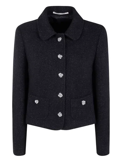 TAGLIATORE IDELLE ROSE-SHAPED BUTTONS JACKET