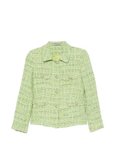 Tagliatore India Button-fastening Buttoned Jacket In Green