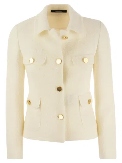 Tagliatore India Blazer In White