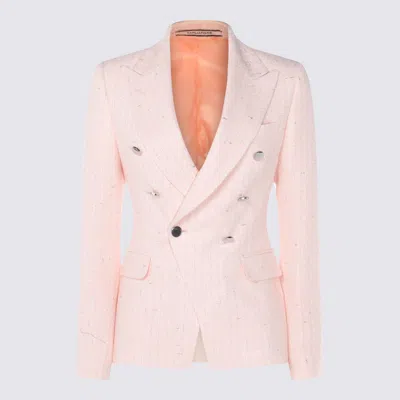 Tagliatore Ivory Cotton Blazer