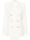 TAGLIATORE IVORY WHITE DOUBLE-BREASTED SUIT