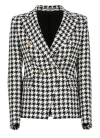Tagliatore "j Alycia" Linen And Viscose Blazer In Black