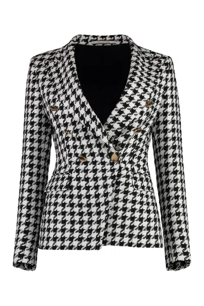 Tagliatore J-alycia Single-breasted Two-button Jacket In Black