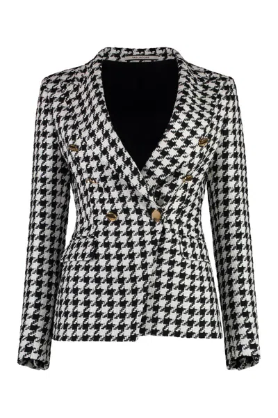 Tagliatore J-alycia Single-breasted Two-button Jacket In Nero