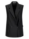 Tagliatore Tailored Vest Button Detailing In Black