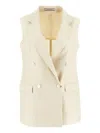 Tagliatore J-bernice Vest In Cream