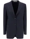 Tagliatore Tailored Single-breasted Blazer Notch Lapel In Blue