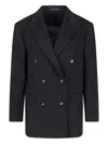 Tagliatore J Caris Button Cashmere Blazer In Black