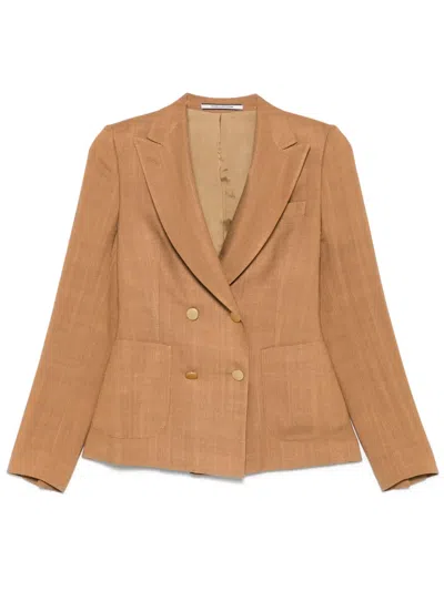 Tagliatore J-coral Blazer In Brown