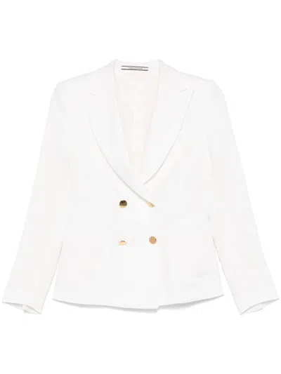 Tagliatore J-coral Blazer In White