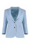 Tagliatore J-debra Single-breasted One Button Jacket In Blue