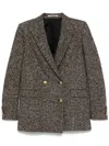Tagliatore Jasmine Double Breast Wool Blazer In 黑色