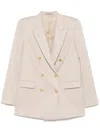 Tagliatore Women Parigi Wool Double-breasted Jacket In 中性色