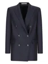 Tagliatore J-jasmine Double-breasted Blazer In Blue