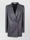 Tagliatore "j-jasmine" Jacket Double-breasted Back Vent In Blue
