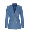 Tagliatore Double-breasted Cotton Jacket With Structured Shoulders