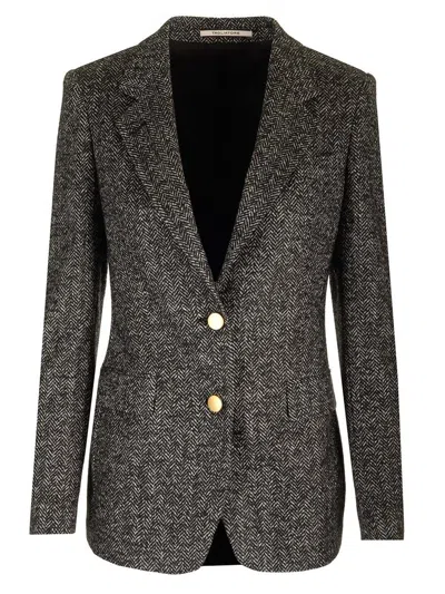 Tagliatore Single-breasted Parigi Jacket In Black