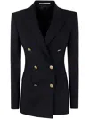 Tagliatore Double-breasted Wool Jacket Peak Lapels