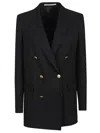 Tagliatore Fitted Double-breasted Button Blazer