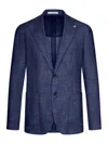 Tagliatore Single Breasted Wool Blend Jacket