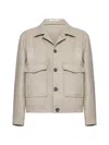 Tagliatore Long-sleeved Casual Jacket In Avano