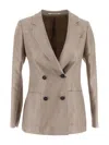 Tagliatore Jacket In Brown
